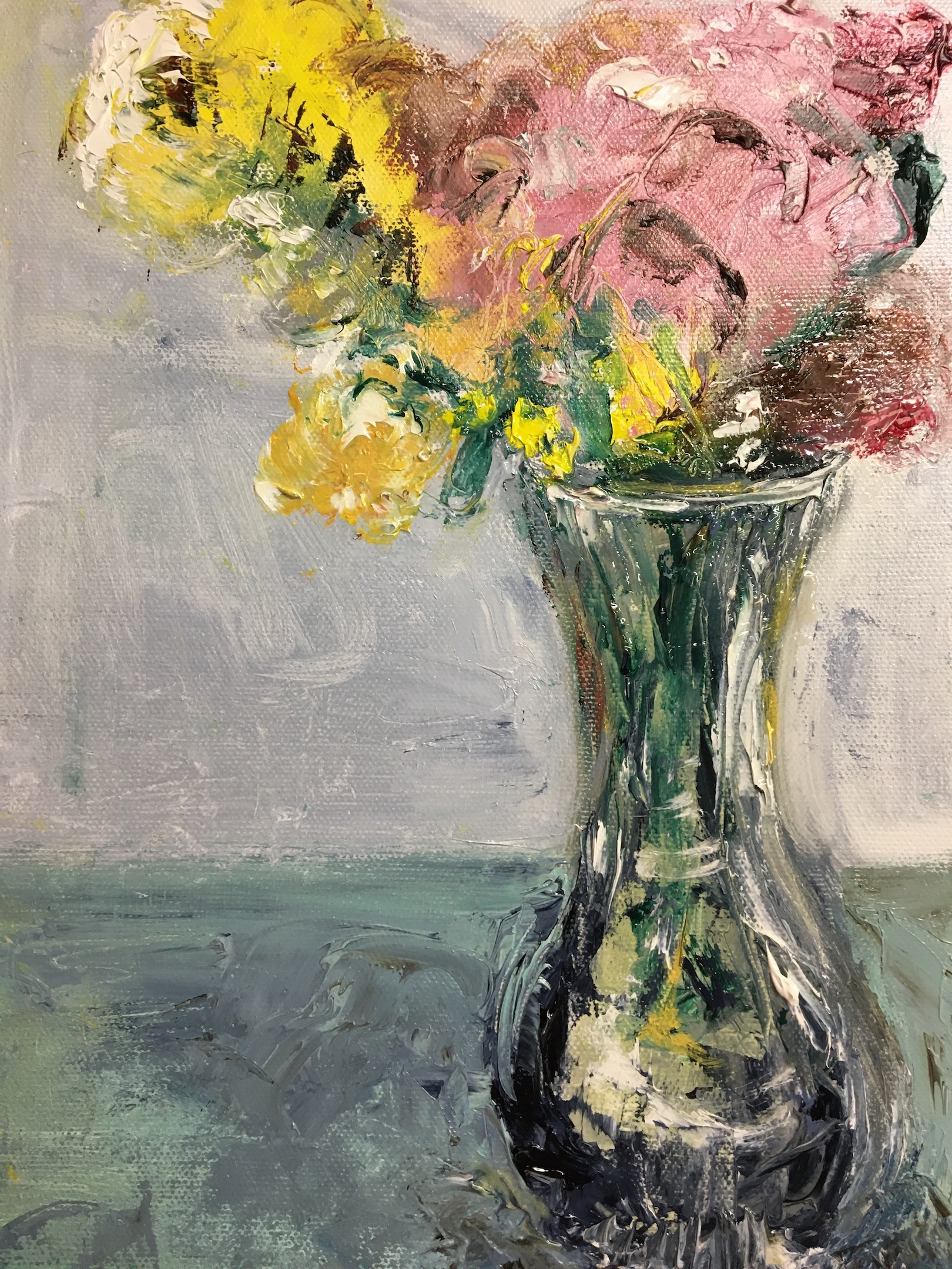 Vase with Snapdragons by Judith Skillman