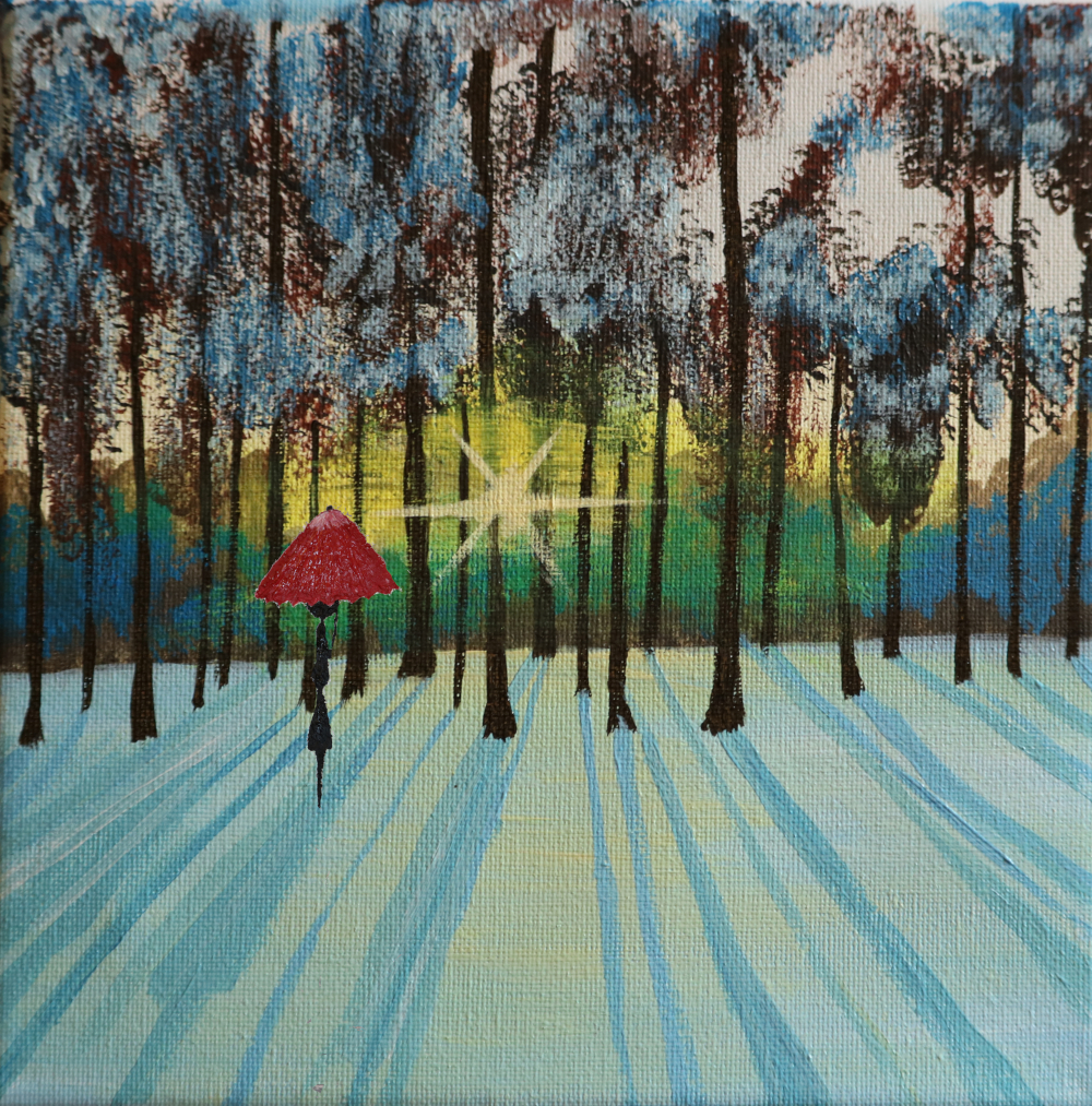 In the woods by Sarah Leavesley