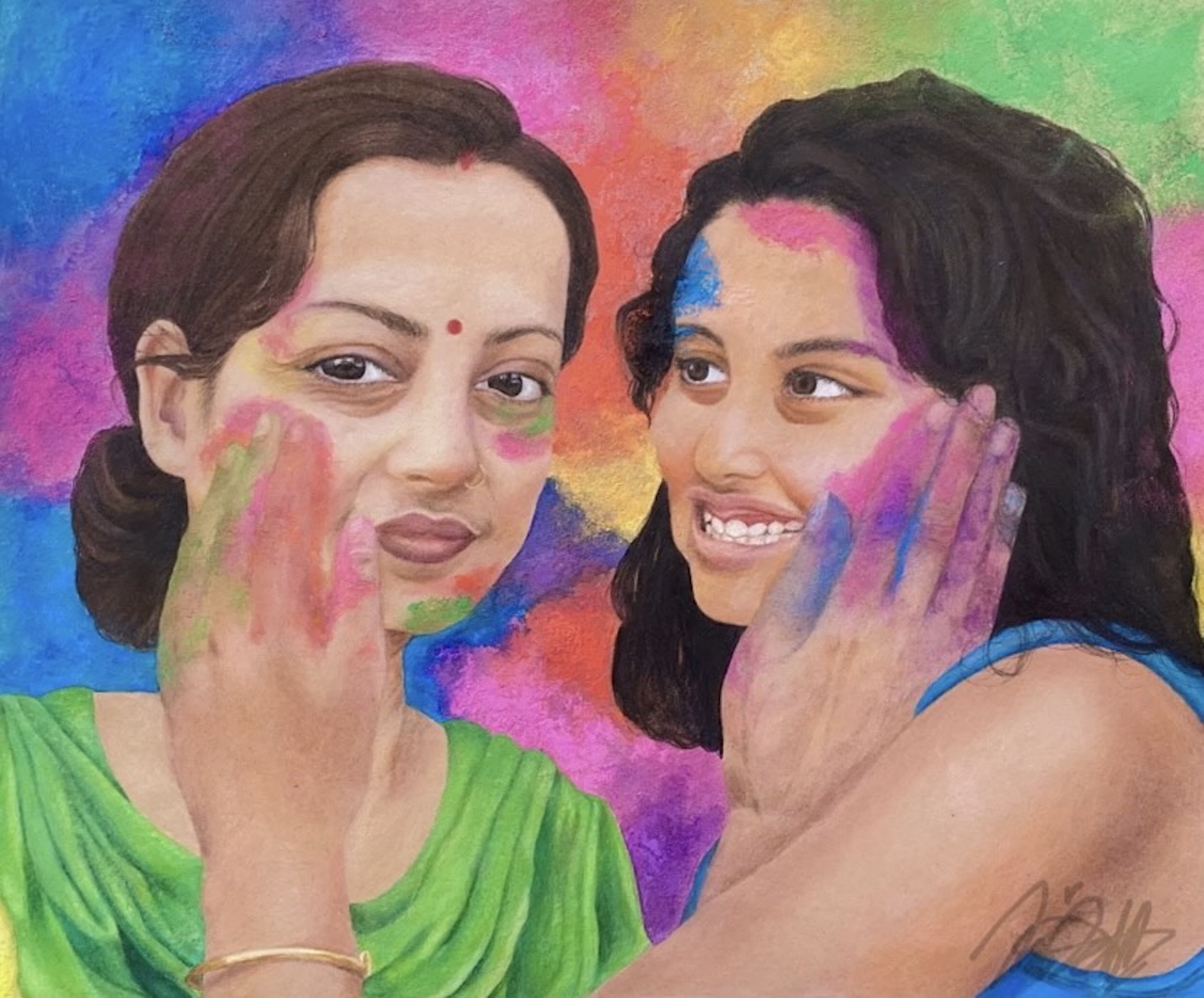 Joy of Holi by Mim Datta